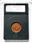 1892 Indiad cent in AU++ condition