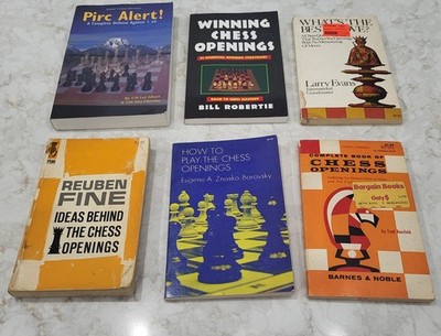 Tha Chess Book Collection Lot of 6 - Chess Openings - Reinfeld, Reuben Fine
