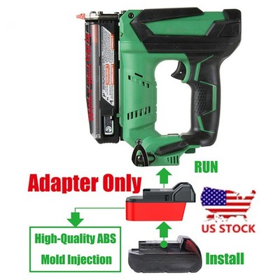 1x Adapter for Milwaukee M18 RED Batteries To fits Metabo HPT 18v (HITACHI) Tool