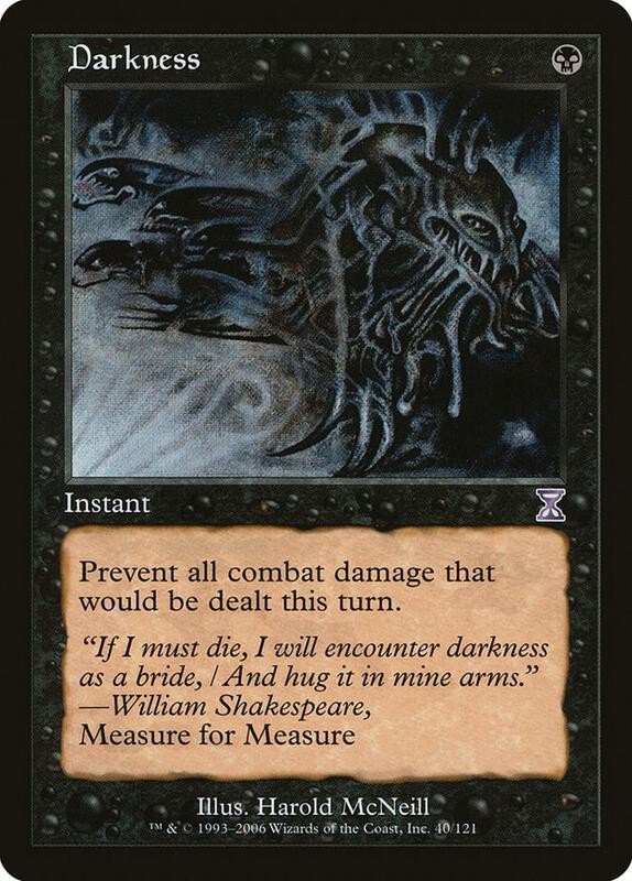 Darkness - Timeshifted (TSB) x (1) - EX/NM - 4RCards