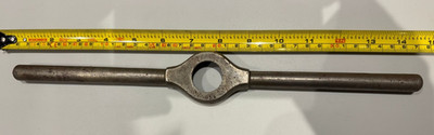 Vintage 14'' Gewindeschneiden Rund Schneideisen Schraubenschlüssel Griff für 3/4 OD Matrizen