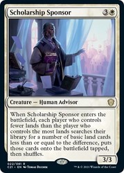 Scholarship Sponsor - Commander 2021 #022 Rare