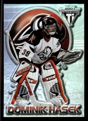 2000-01 Pacific Private Stock Titanium - Dominik Hasek #10 for