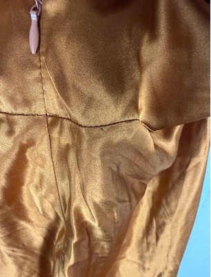 reformation daniela silk dress copper Reformation Daniela Silk Dress by Reformation