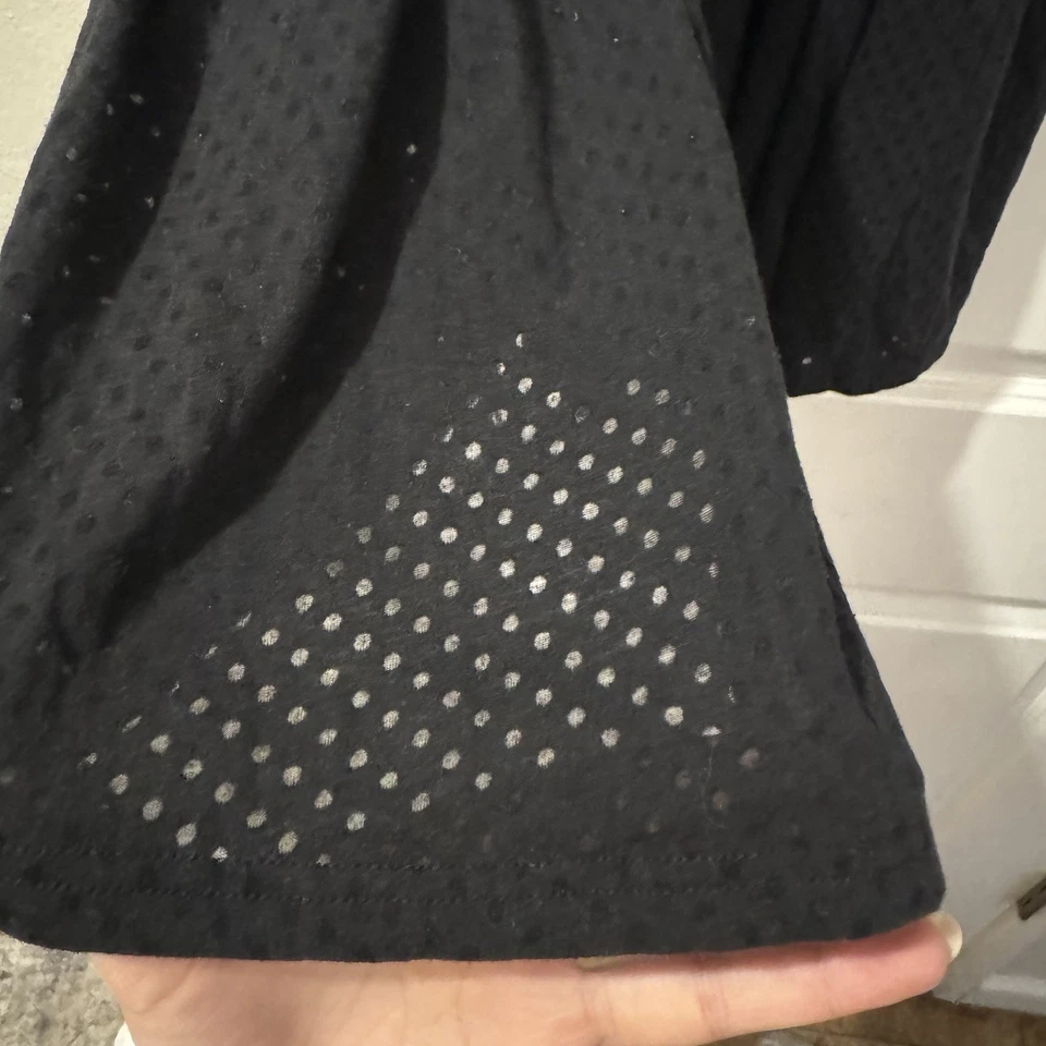 Bata Oscar de la Renta Etiqueta Rosa Negra Encaje Mediana Minimalista Tranquila Lujo Foto 3 de 4