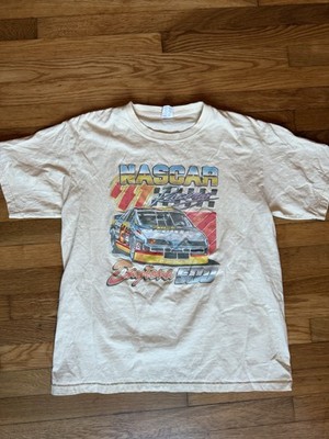 Vtg NASCAR Tshirt Daytona 500 Men s L Rusty Wallace 90s Cotton