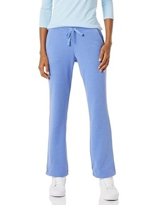 Amazon Essentials Damen Jogginghose Gerade Bein Kordelzug Fleece Blau M