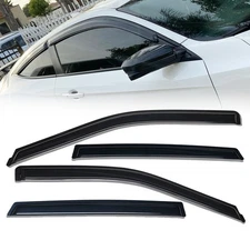 For 16-20 Honda Civic 2-Door Coupe Slim Style Window Visors Rain Sun Guard 4PCS