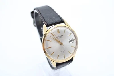 Seiko Gold Tone Automatic Watch Ref 7625-1993 Working