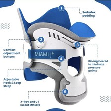 Ossur Miami J Cervical Collar Immobilizer, Short MJ-500 - Long Tall Neck - New