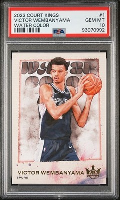 2023-24 Panini Court Kings - Water Color Victor Wembanyama #1 (RC