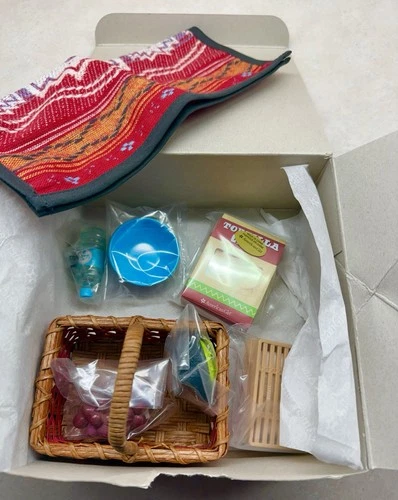 American Girl Saige's Complete Picnic Set~play food~retired~NEW in box!
