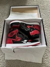 Nike Air Jordan 1 Retro OG High Black/Red Pat...