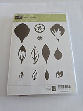 Stampin' Up BUILD A BLOSSOM Stamp Set of 121994 Floral Leaf Fall Spring