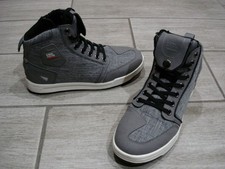 KEMIMOTO Motocicleta Motocicleta Zapatos Tacón Grueso Equipo de Protección Informal 10.5, Gris