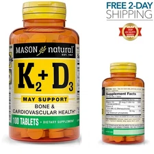 Vitamina K2 + Vitmaina D3: Soporte Huesos, Salud Cardiovascular y Muscular