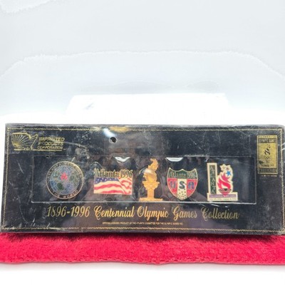 Vintage 1996 Atlanta Centennial Olympic Games Pin Set Official Licensed 5pcs