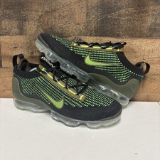 Nike Air Vapormax 2021 Flyknit - Negro Clorofila Verde - Hombre’s 11 - DQ7640-001