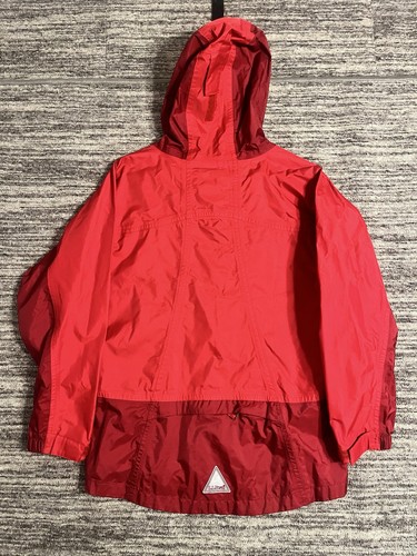 Boys L.L Bean Large 14/16 Trail Model Rain Shell Jacket Windbreaker Coat Pockets - Picture 19 of 19