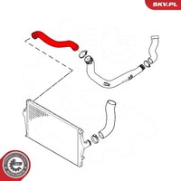 Esen SKV Ladeluftschlauch 43SKV261 FüR Volvo