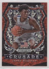 2020 Panini Prizm Draft Picks Crusade Fast Break Red /125 James Wiseman #82 02ez