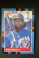 1988 Donruss - Ruben Sierra #223 Last Line Begins with RBI