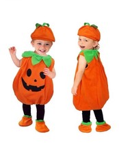 90 Halloween Kids Baby Costume Pumpkin Cute Child
