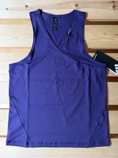 NWT Adidas Women  s Club V-Neck Tank Top Purple Sleeveless Athletic Size XS