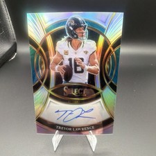2025 Panini Select Trevor Lawrence Jaguars Prizm Signatures Autograph #SP-TVL