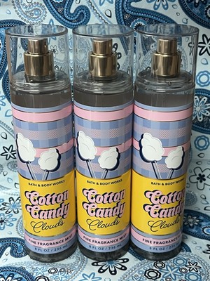 3 Bath & Body Works COTTON CANDY CLOUDS Fine Fragrance Mist