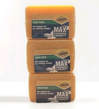 QEP All Purpose Sponges, LOT OF 6x SPONGES, Square Cut, 6.75" X 4.675" X 2.375" 