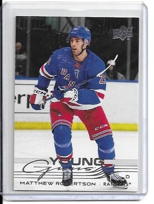 2025-26 Upper Deck Series 1 YOUNG GUNS RC Matthew Robertson #239 Rangers