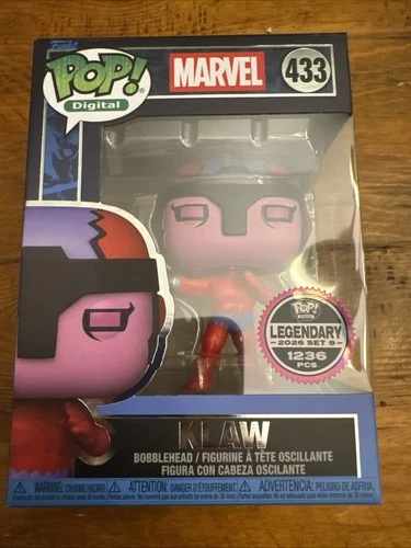 Funko Pop! Marvel - Klaw (Digital Drop) - Funko LE 1236 #433 W Protector