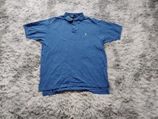 Polo Ralph Lauren Polo Shirt Mens XL Blue Classic Fit Golf Short Sleeve