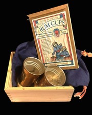 Imperial Navy-Style Rum Cups by Authentic Models in Original Box