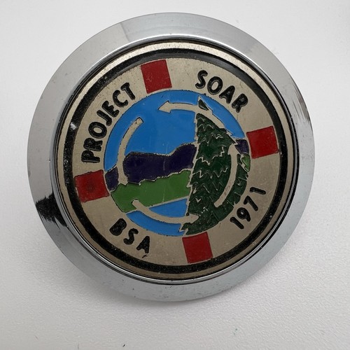 BSA 5- 1971 Plastica Cromata Verniciata Progetto Soar Fazzoletto Scivoli SS-413 - Foto 3 di 8