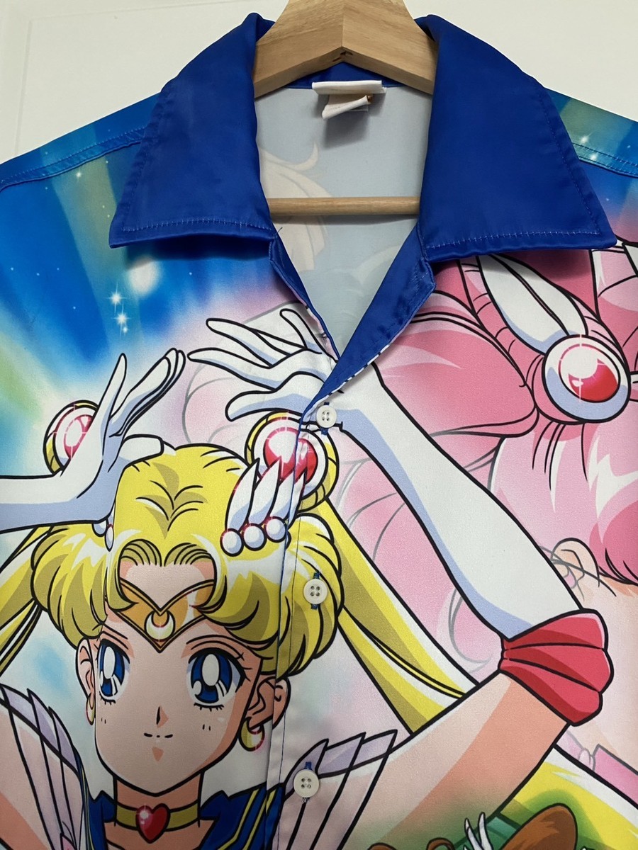 Pretty Guardian Sailor Moon Button Up Shirt Hot Topic Exclusive