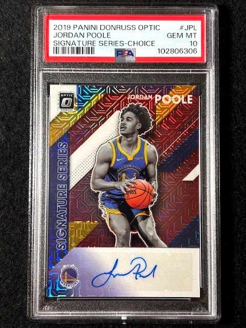 2019-20 Panini Donruss Optic - Jordan Poole #SS-JPL for sale | eBay