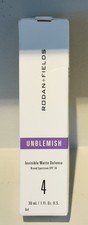 Rodan Fields Unblemish Step 4 Invisible Matte Defense, Exp 2/23, NEW/SEALED