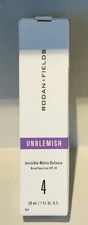Rodan + Fields Unblemish Step 4 Invisible Matte Defense, Exp 2/23, NEW/SEALED