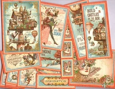 Snippets Graphic45 IMAGINE (14PC) HANDMADE EPHEMERA Double-Sided