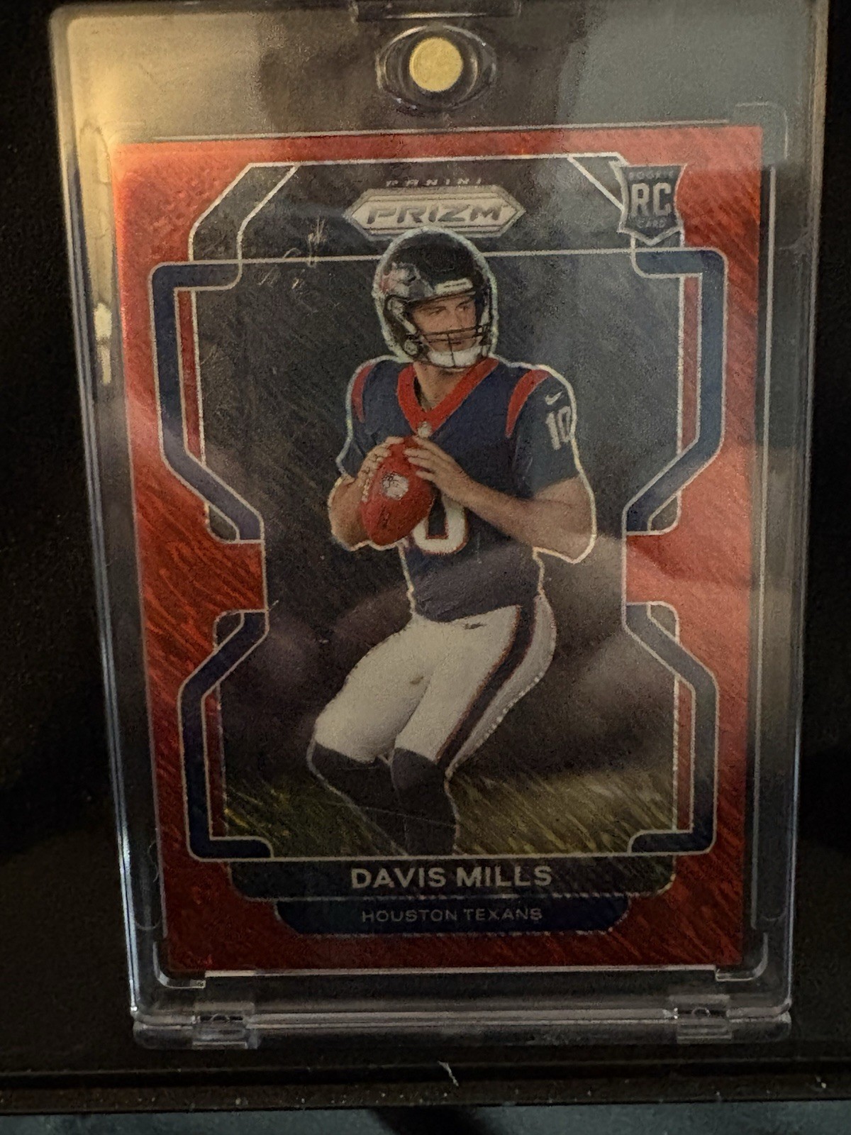 2021 Prizm Davis Mills Red Shimmer 35/35