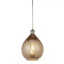 New in Box - Providence Mercury Glass Hardwire Pendant Light, 12" 