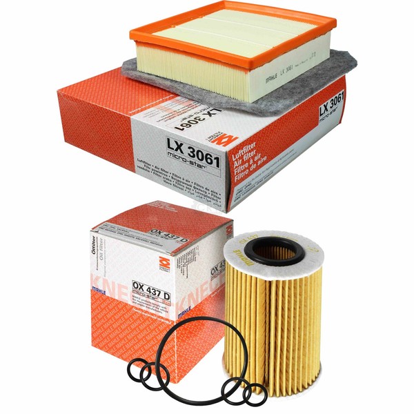 Mahle / Knecht Set Filterpaket Luftfilter LX 3061 ÖLfilter OX 437D-image
