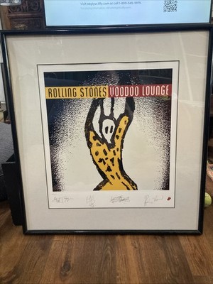 Rolling Stones Voodoo Lounge Limited Edition Print 110/5000