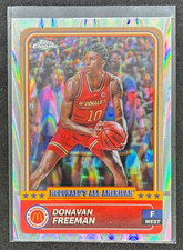 2024 Topps Chrome Mcdonalds all-American Donavan Freeman Raywave #37