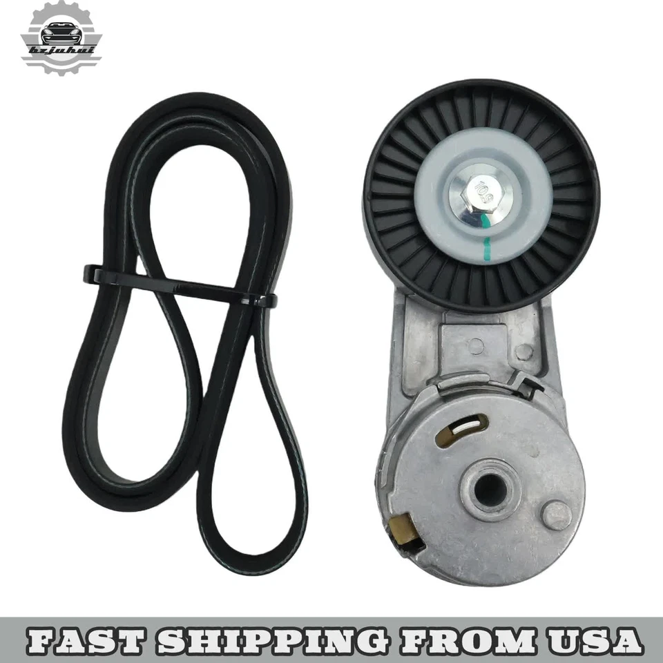 Serpentine Belt Tensioner Assembly Fit Chevy Cobalt Equinox GMC Terrain Buick L4 - Image 2 of 4