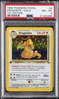 1999 POKEMON FOSSIL 1ST EDITION #4 DRAGONITE-HOLO PSA 8