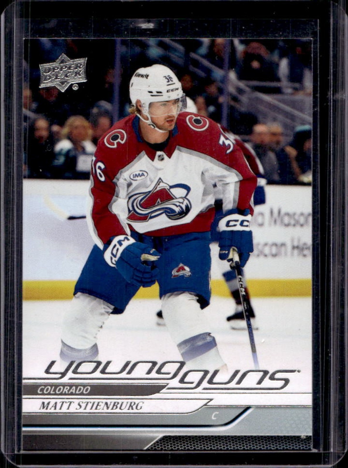 2024-25 Upper Deck Matt Stienburg Rookie Young Guns RC #486 Avalanche