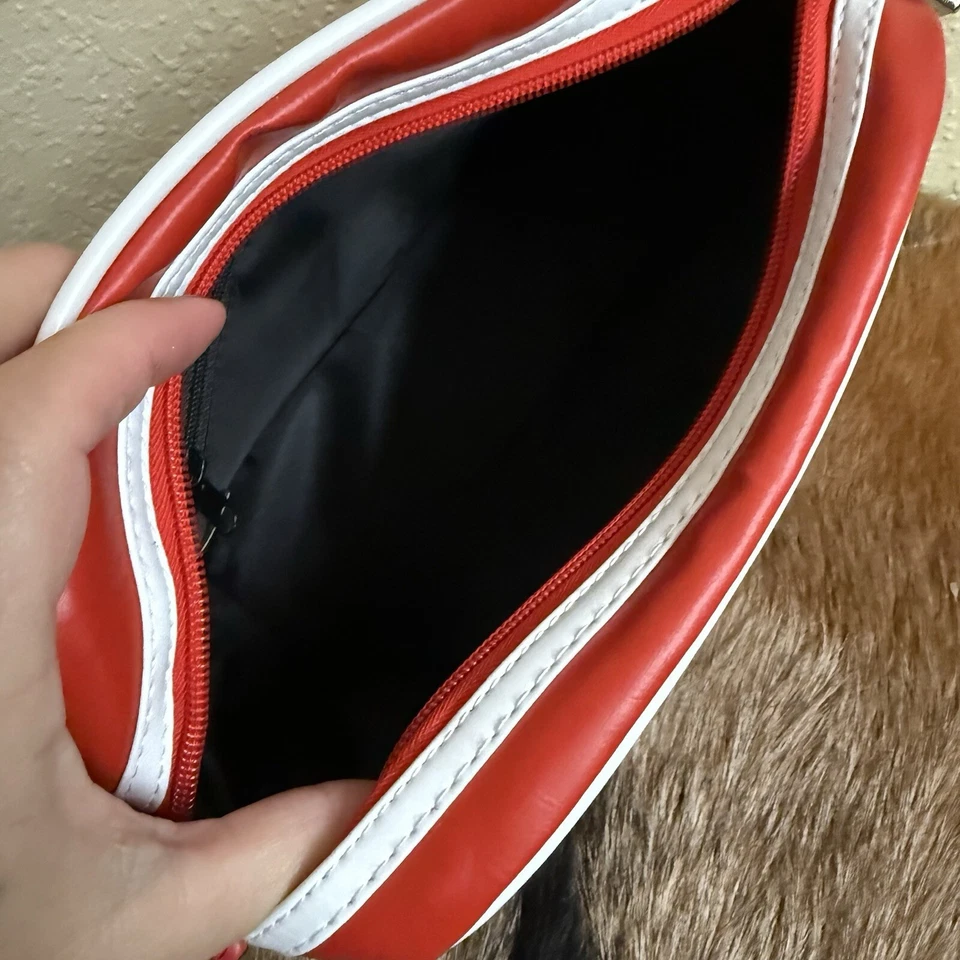 Bolsa carteiro Gola Classics Micro Redford unissex vermelha branca pequena mini retrô LEIA - Imagem 4 de 4